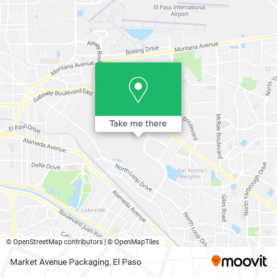 Market Avenue Packaging map