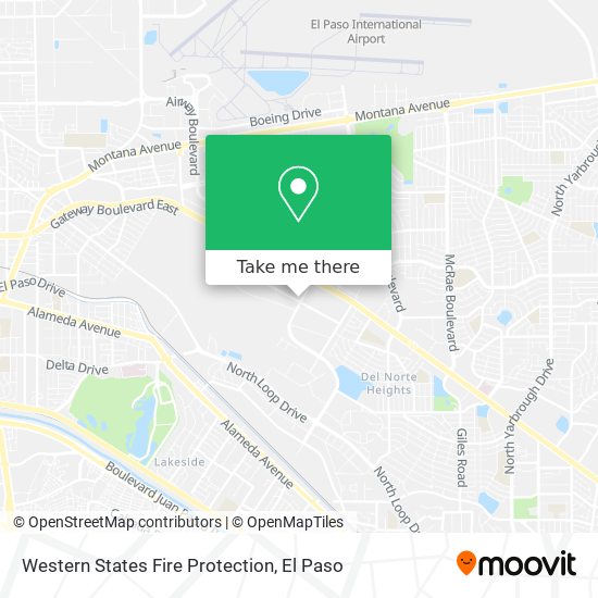 Mapa de Western States Fire Protection