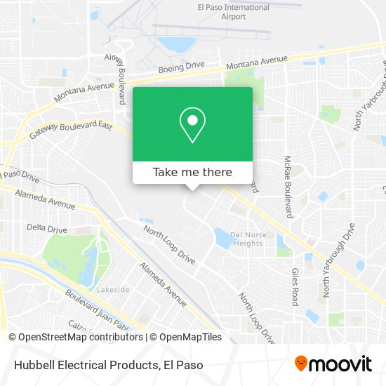 Hubbell Electrical Products map