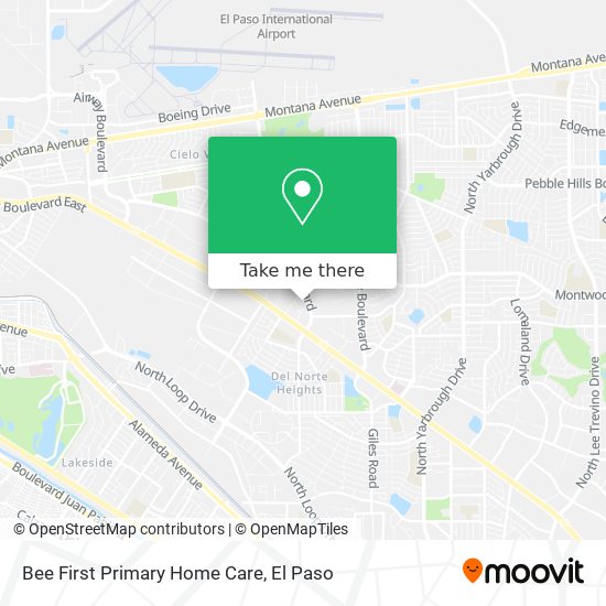 Bee First Primary Home Care map