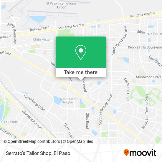 Mapa de Serrato's Tailor Shop