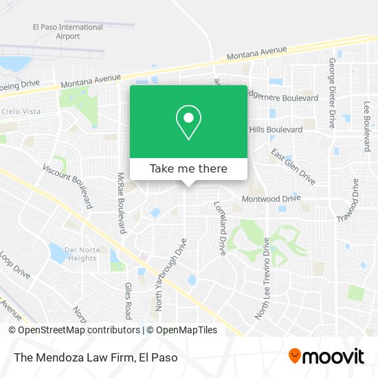 Mapa de The Mendoza Law Firm