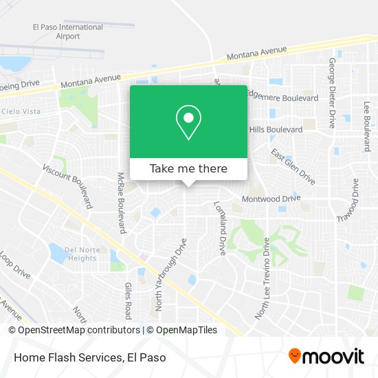 Home Flash Services map