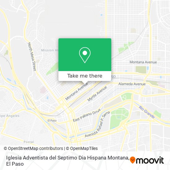 Iglesia Adventista del Septimo Dia Hispana Montana map
