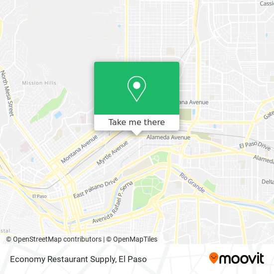 Economy Restaurant Supply map