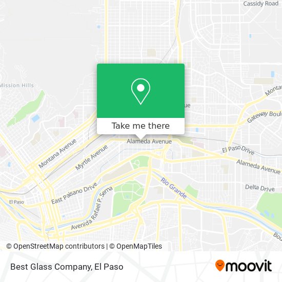 Best Glass Company map