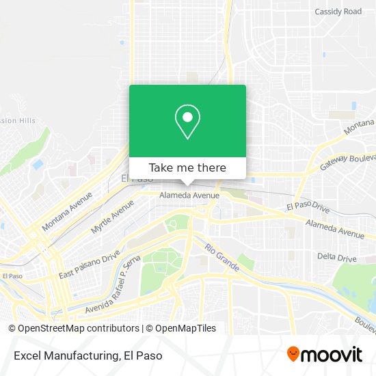 Excel Manufacturing map