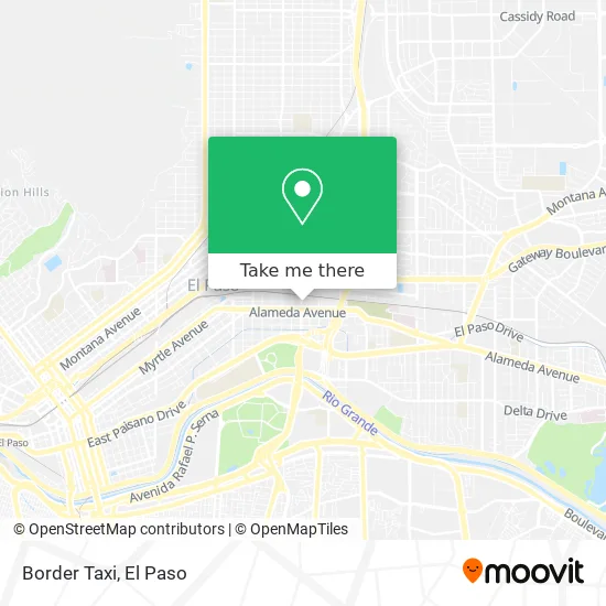 Border Taxi map