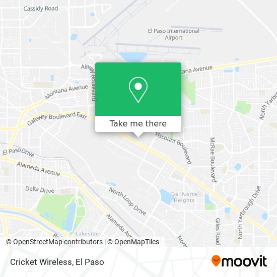 Cricket Wireless map