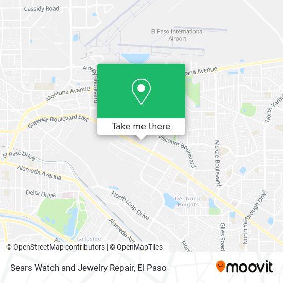Sears Watch and Jewelry Repair map