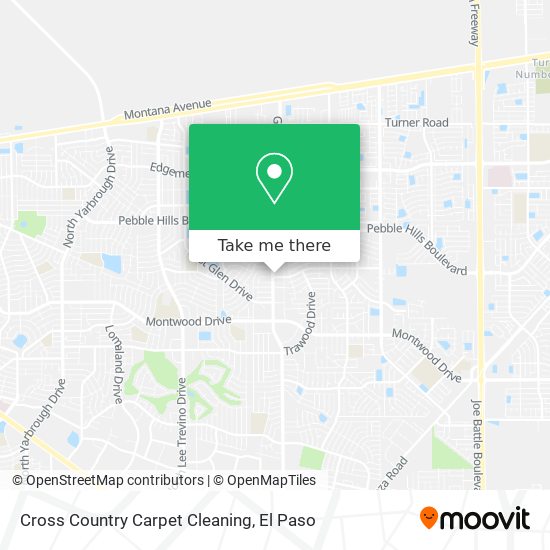 Mapa de Cross Country Carpet Cleaning