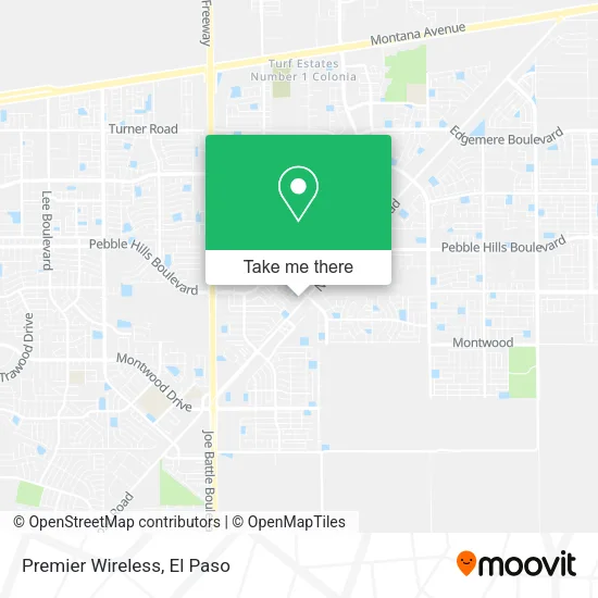 Mapa de Premier Wireless