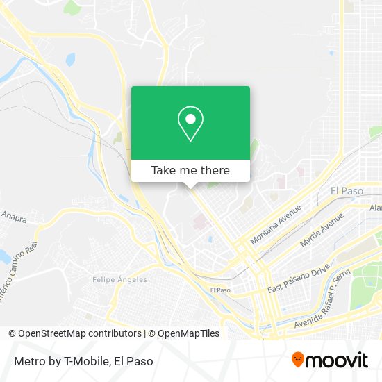 Metro by T-Mobile map