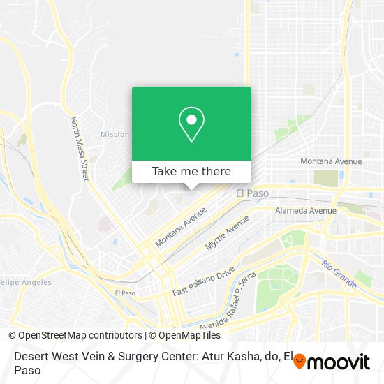 Desert West Vein & Surgery Center: Atur Kasha, do map