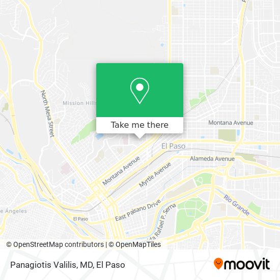 Panagiotis Valilis, MD map