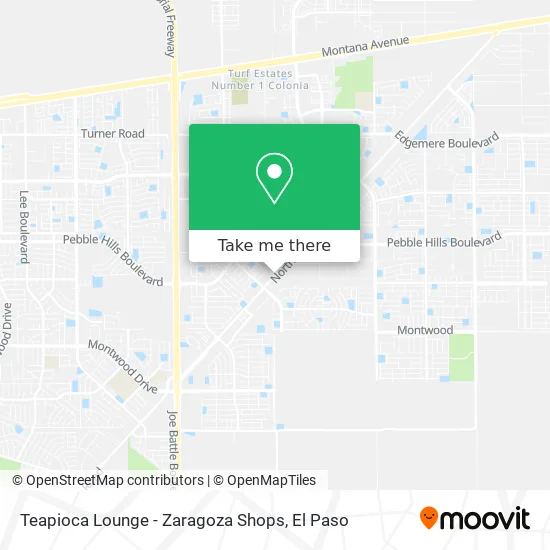Teapioca Lounge - Zaragoza Shops map