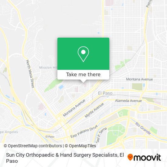 Sun City Orthopaedic & Hand Surgery Specialists map