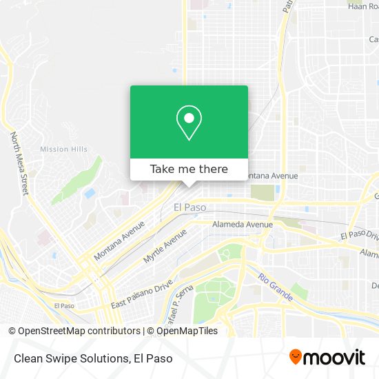 Mapa de Clean Swipe Solutions