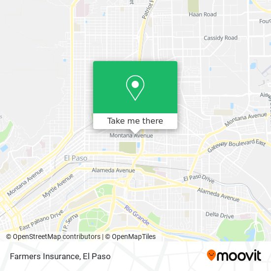 Farmers Insurance map