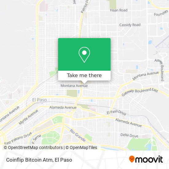 Mapa de Coinflip Bitcoin Atm