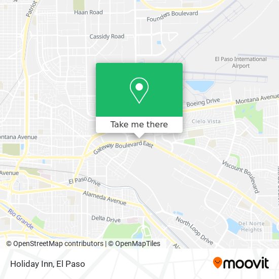 Mapa de Holiday Inn