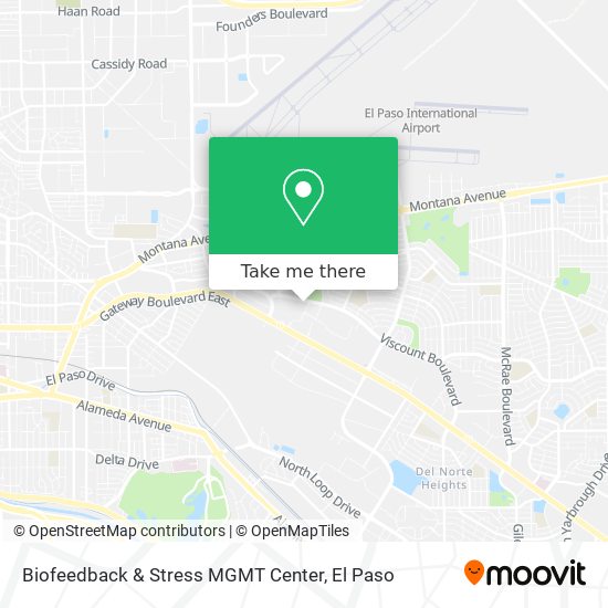 Biofeedback & Stress MGMT Center map