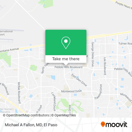 Michael A Fallon, MD map