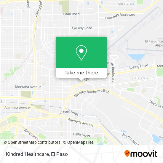 Mapa de Kindred Healthcare