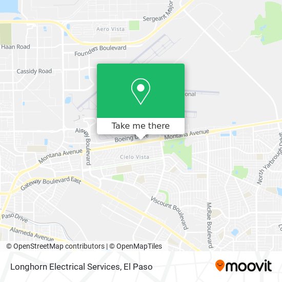 Longhorn Electrical Services map