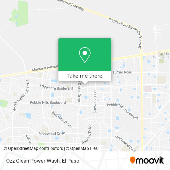 Mapa de Ozz Clean Power Wash