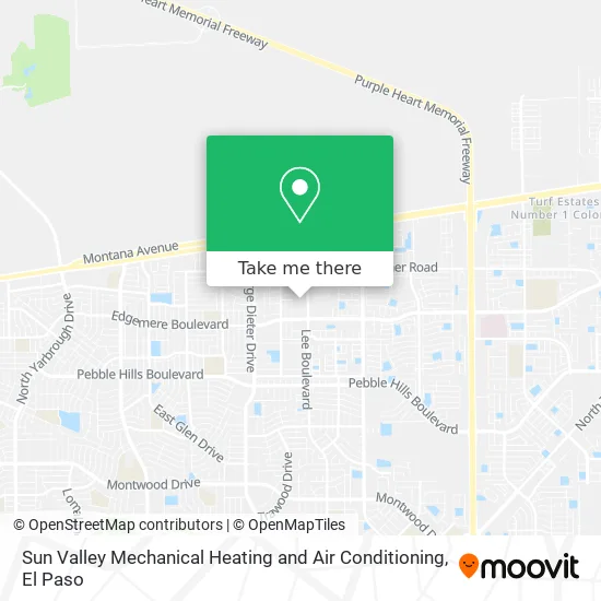 Sun Valley Mechanical Heating and Air Conditioning map