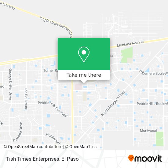 Tish Times Enterprises map