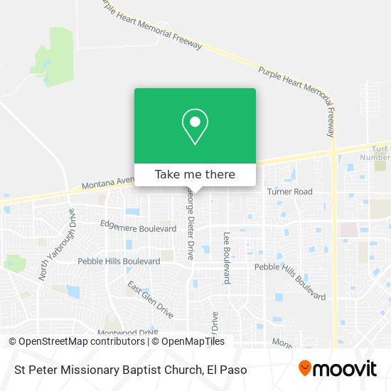 Mapa de St Peter Missionary Baptist Church