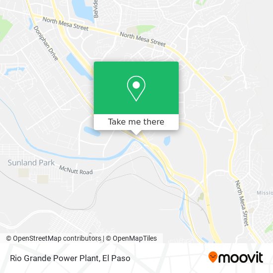 Rio Grande Power Plant map