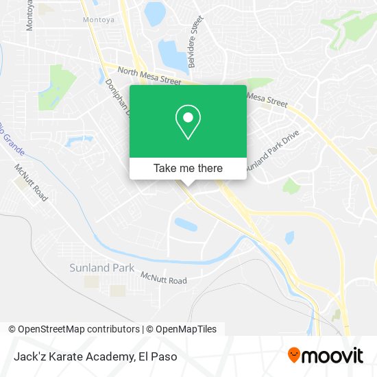 Jack'z Karate Academy map