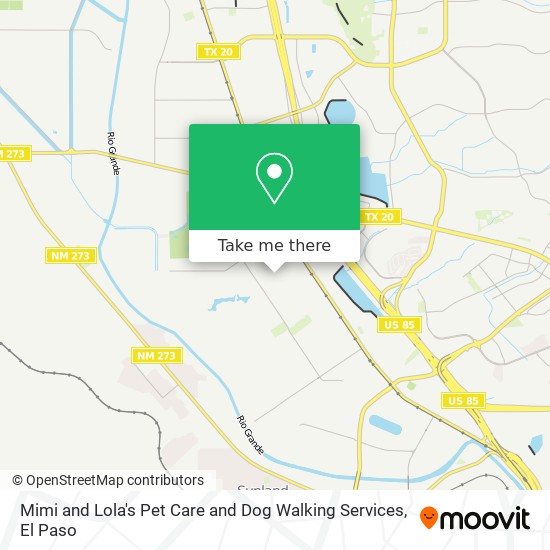 Mimi and Lola's Pet Care and Dog Walking Services map