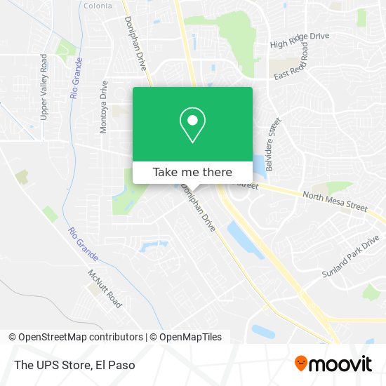 Mapa de The UPS Store