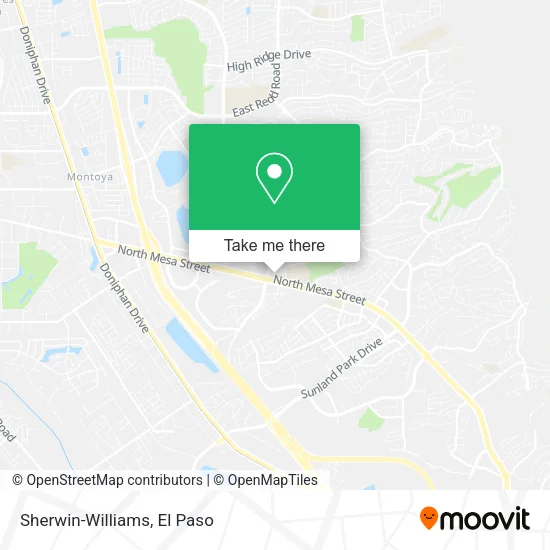 Mapa de Sherwin-Williams