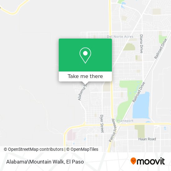 Alabama\Mountain Walk map