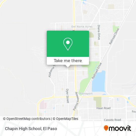 Mapa de Chapin High School