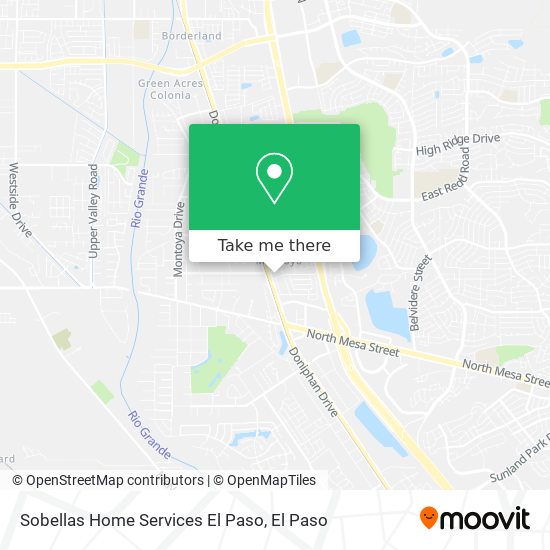 Mapa de Sobellas Home Services El Paso