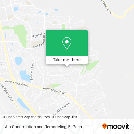 Alo Construction and Remodeling map