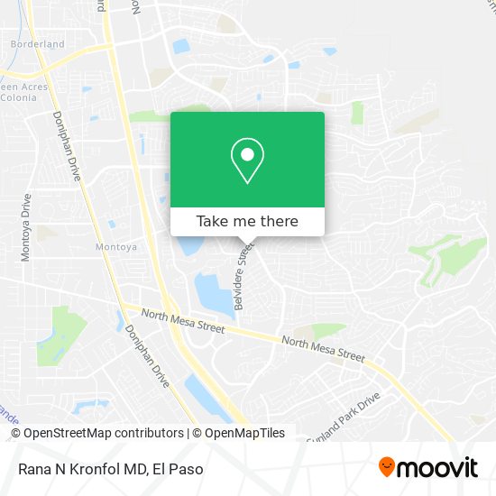 Rana N Kronfol MD map