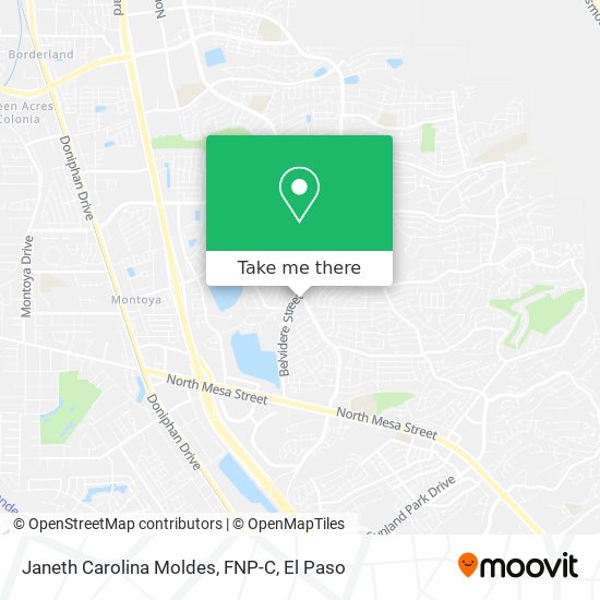 Mapa de Janeth Carolina Moldes, FNP-C