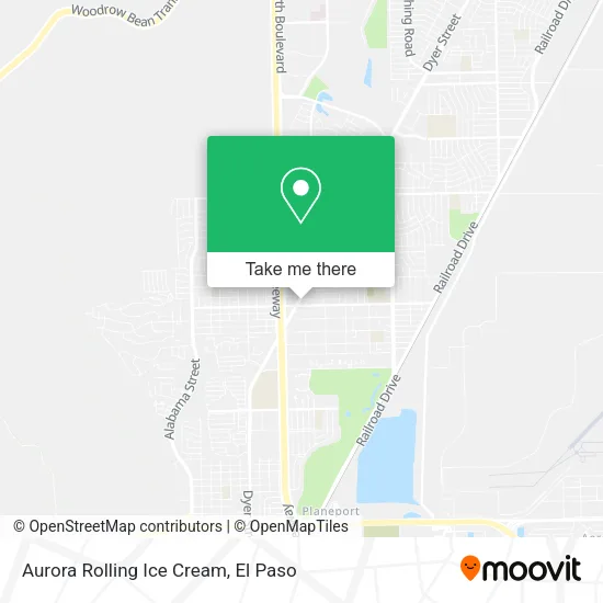 Aurora Rolling Ice Cream map