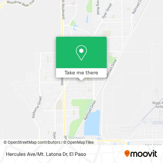 Mapa de Hercules Ave/Mt. Latona Dr