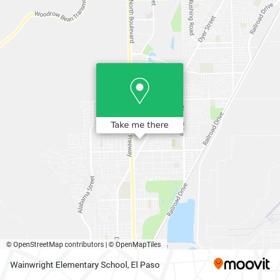 Wainwright Elementary School map