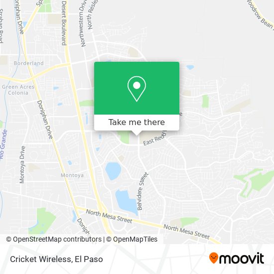 Cricket Wireless map