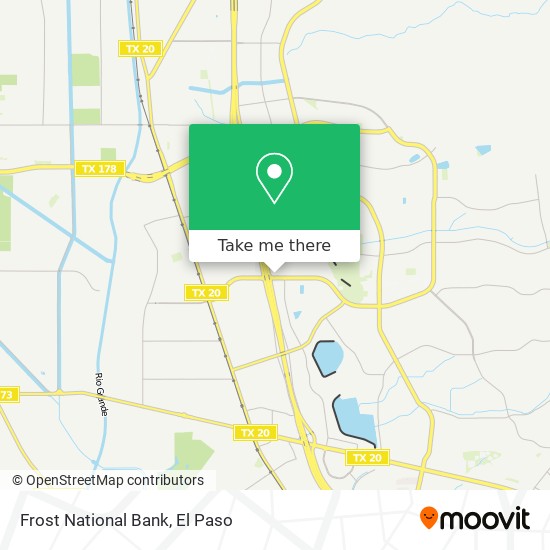 Frost National Bank map