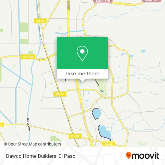 Dawco Home Builders map